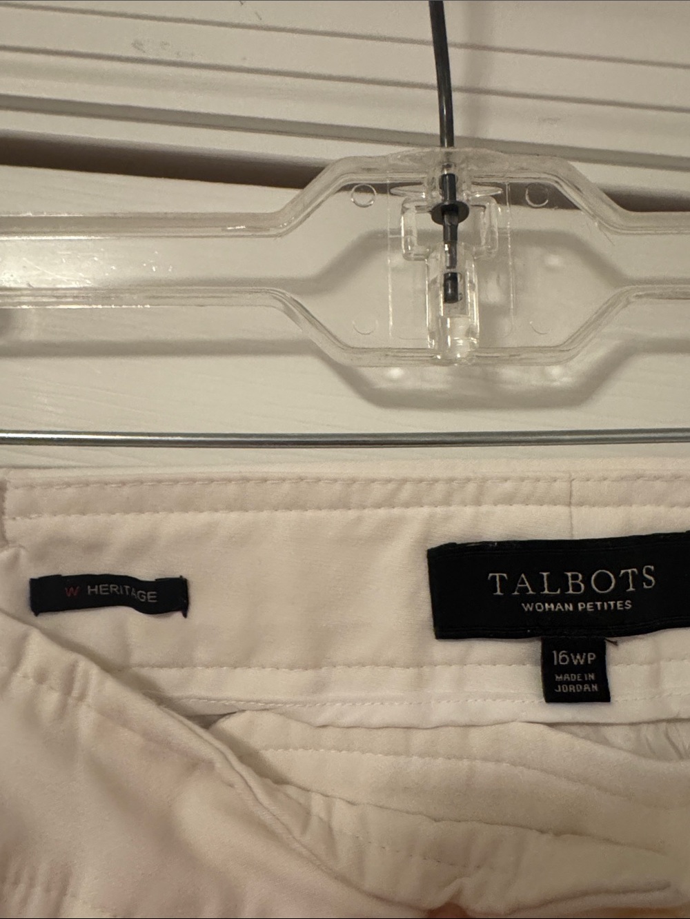 White Dress Pants - Classic Straight Fit - Picture 2 of 4
